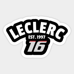 F1 Leclerc 16 Sticker